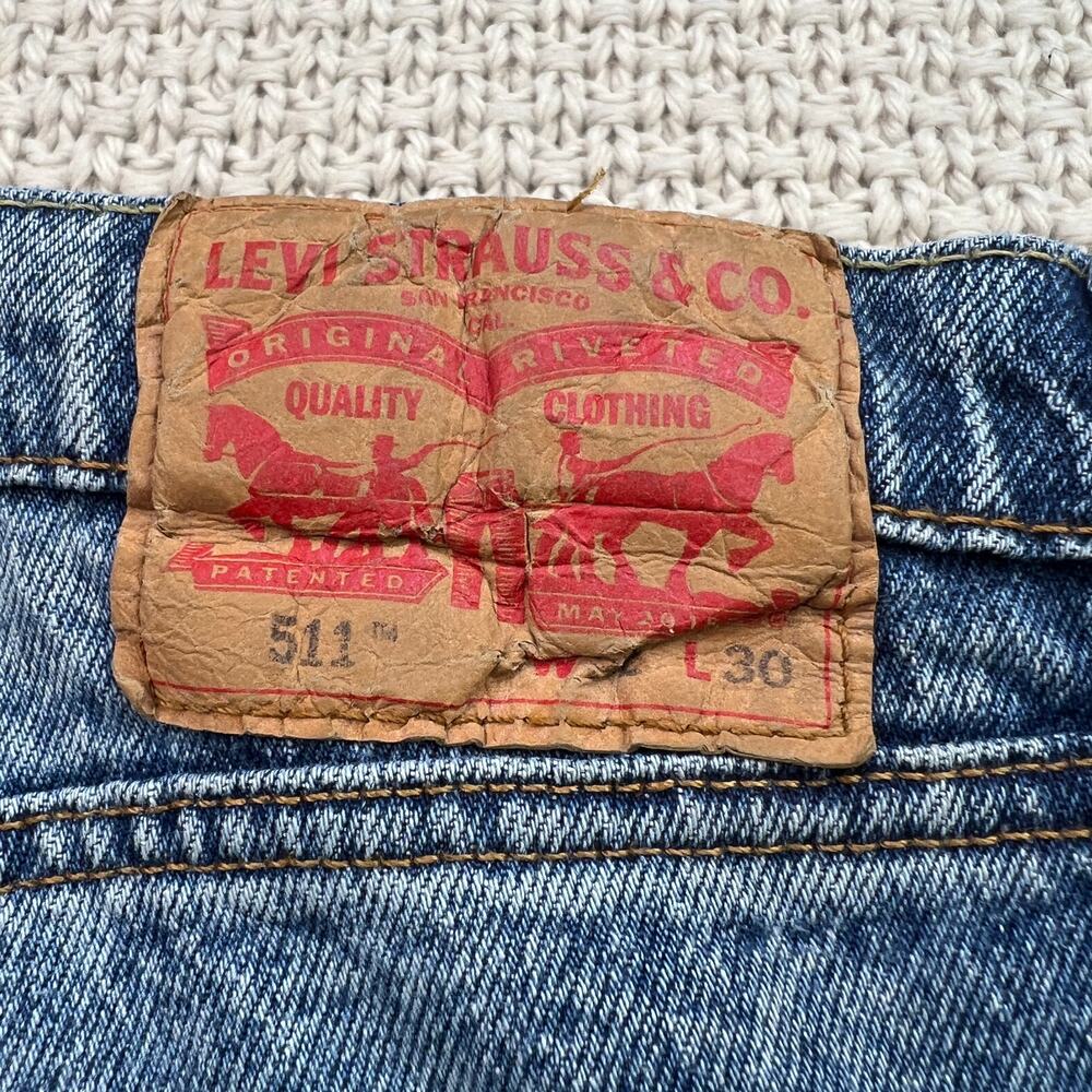 511 Levi’s Slim Fit Jeans Men’s Size 32 x 30 - Picture 3 of 10